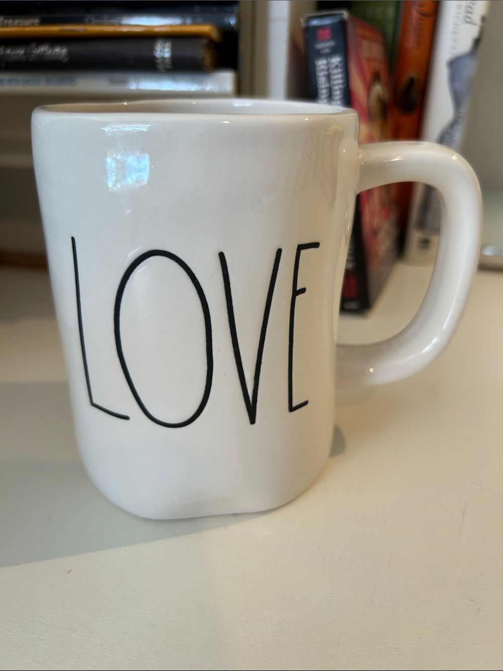 Rae Dunn mug “Love” new without tags